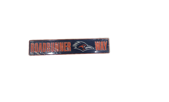 UTSA Roadrunners Roadrunner Way Metal Sign The Mascot Place