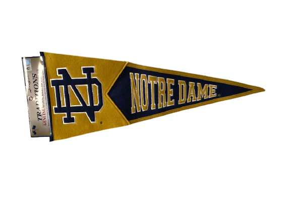 Notre Dame Fightin Irish Traditional Pennant The Mascot Place