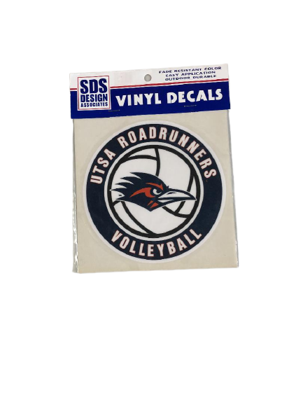 UTSA Roadrunners Volleyball Decal The Mascot Place